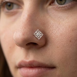 Oxidized nose ring