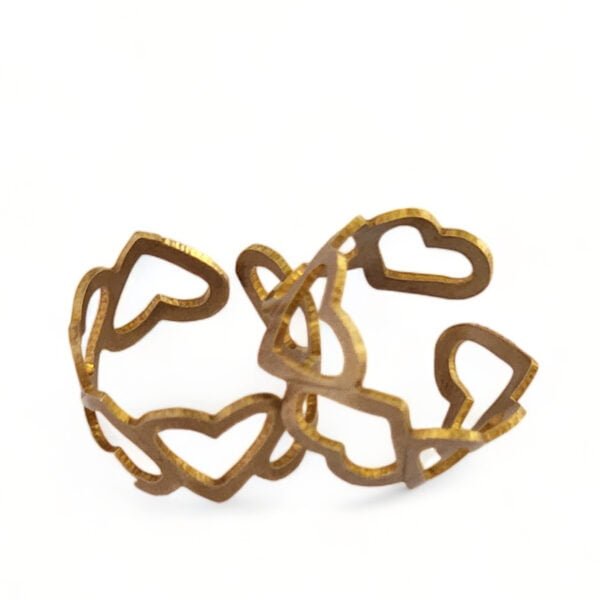 toe ring heart design