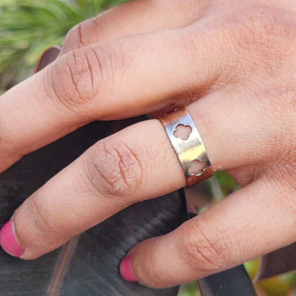 Silver Band ring for Girls