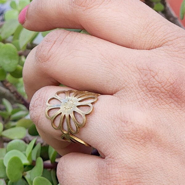 Antique Brass Look ring for Girls