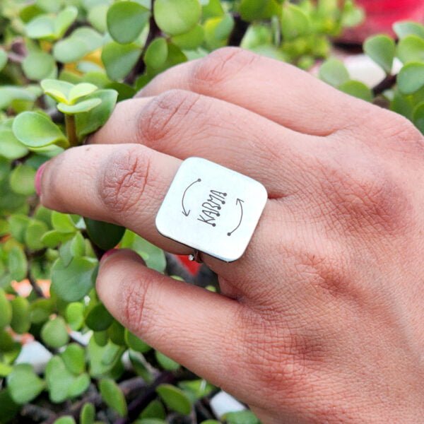 Big Size silver Ring for Women