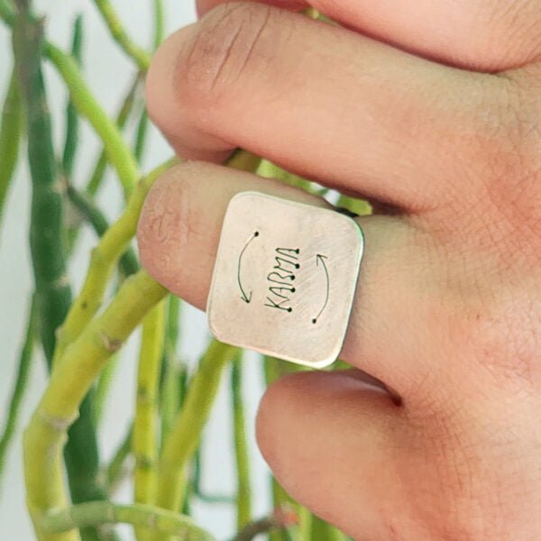 Big Size silver Ring for Women