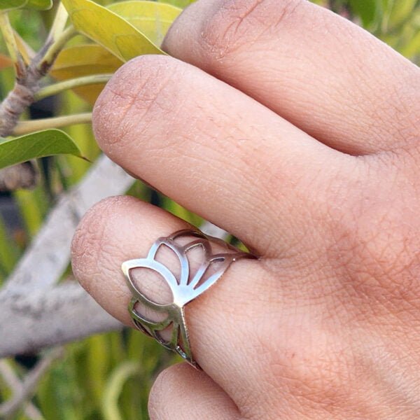 Lotus Silver ring