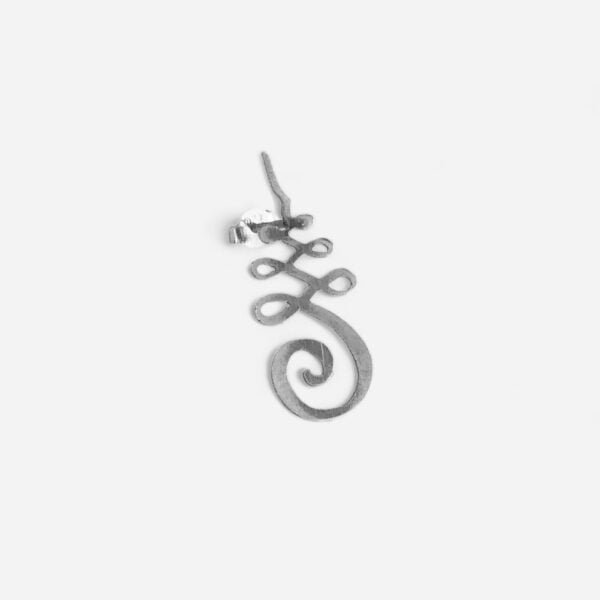 boys ear stud Silver
