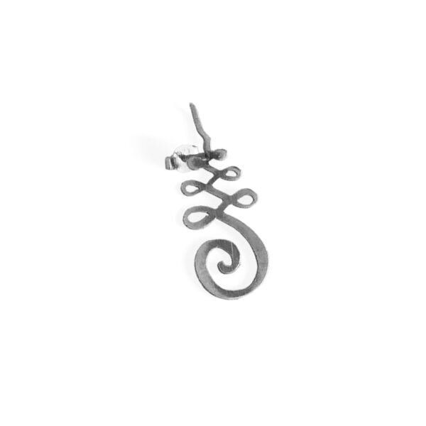 boys ear stud Silver