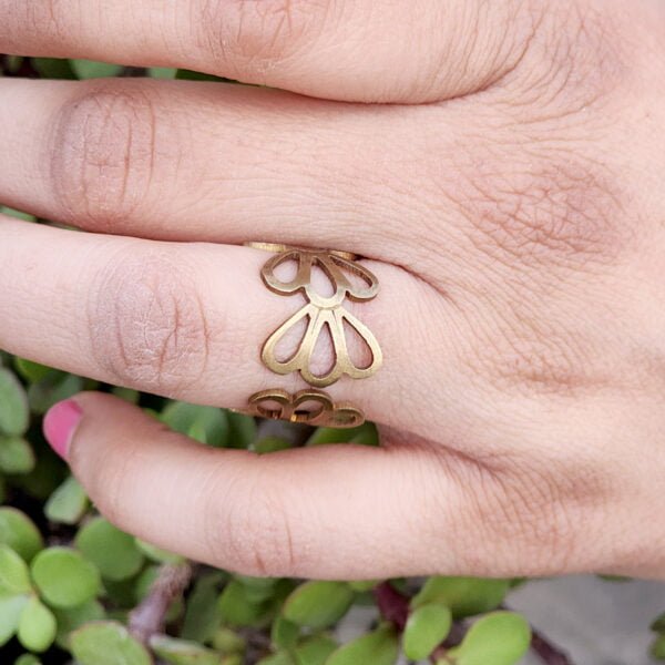 Floral Band ring for girls