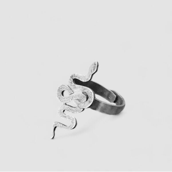 Snake ring in silver