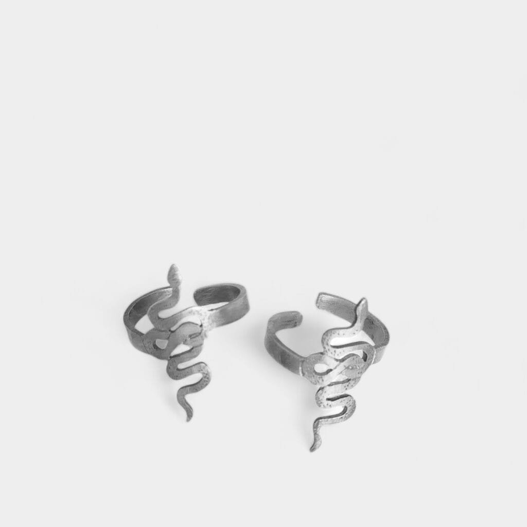 Snake Big Toe Ring Design for Girls Handmade Antique Finish