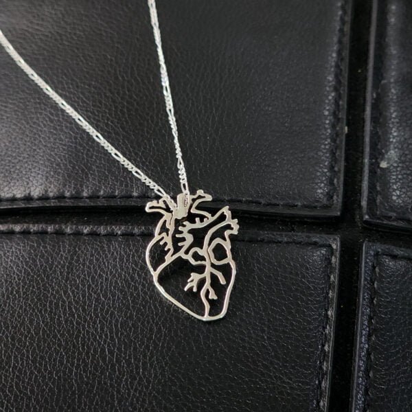 Silver Heart Pendant for Girls