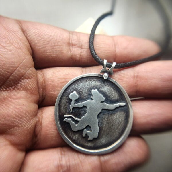 Silver Hanuman Pendant