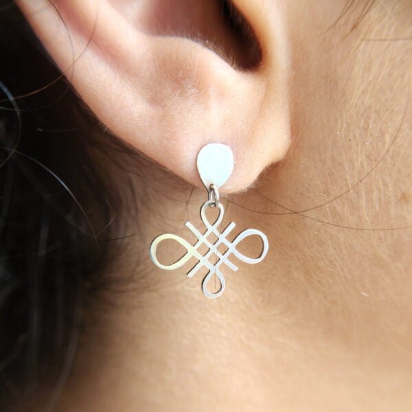Silver Earrings traditional Design