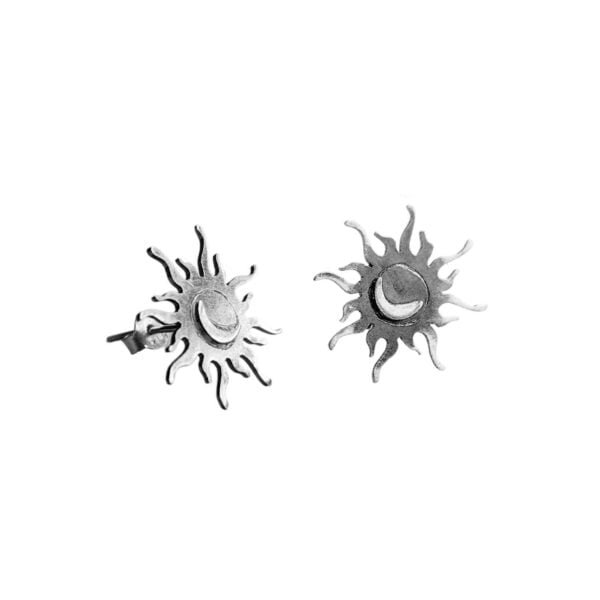 Sun & Moon Stud Design for Girls