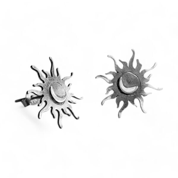 Sun & Moon Stud Design for Girls