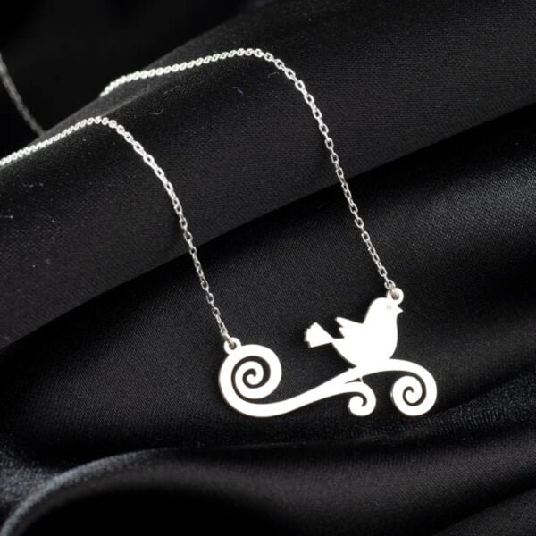 Cute Bird Silver Pendant Design