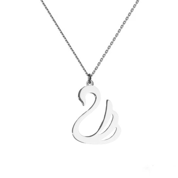 Silver Pendant Swan Design for Girls