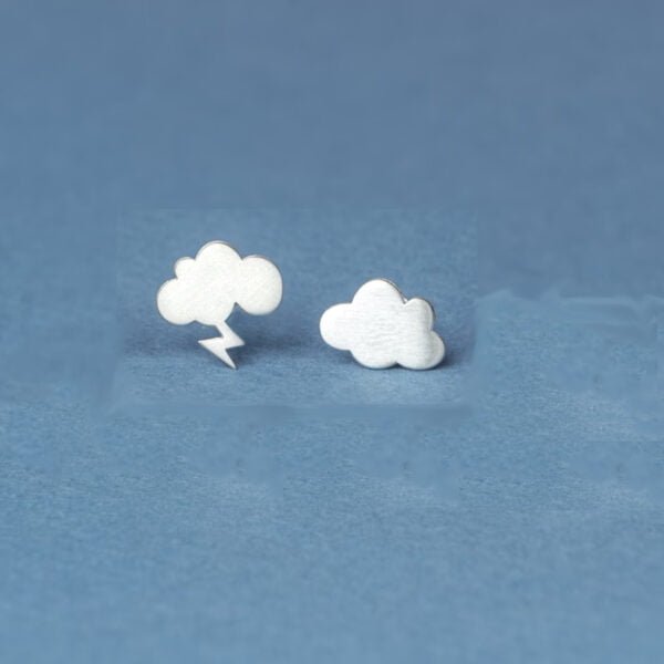 Dainty Cute Earrings Cloud Design