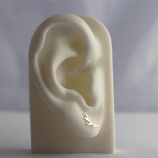 Delicate Silver Tiny Earrings