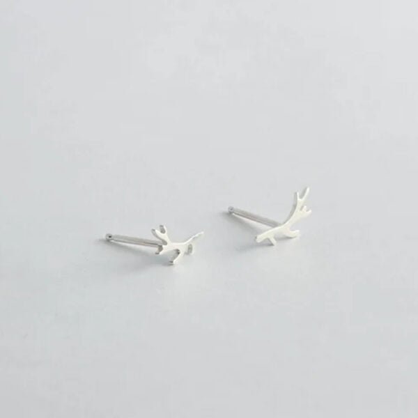 Delicate Silver Tiny Earrings