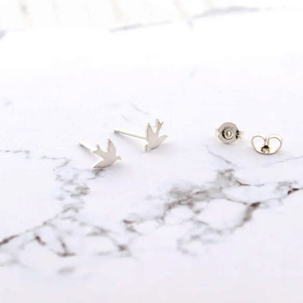 Tiny Earrings in Sterling Silver
