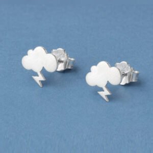 Dainty Cute Earrings Cloud Design