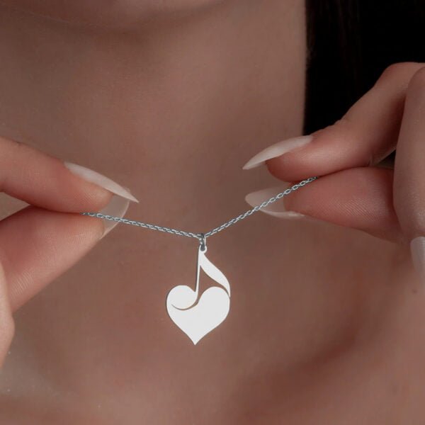 Heart Pendant in Silver for Girls