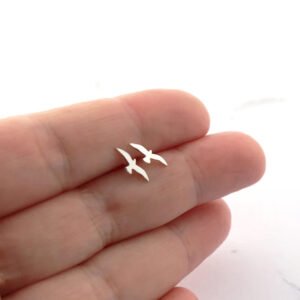 Dainty Small Silver Earrings