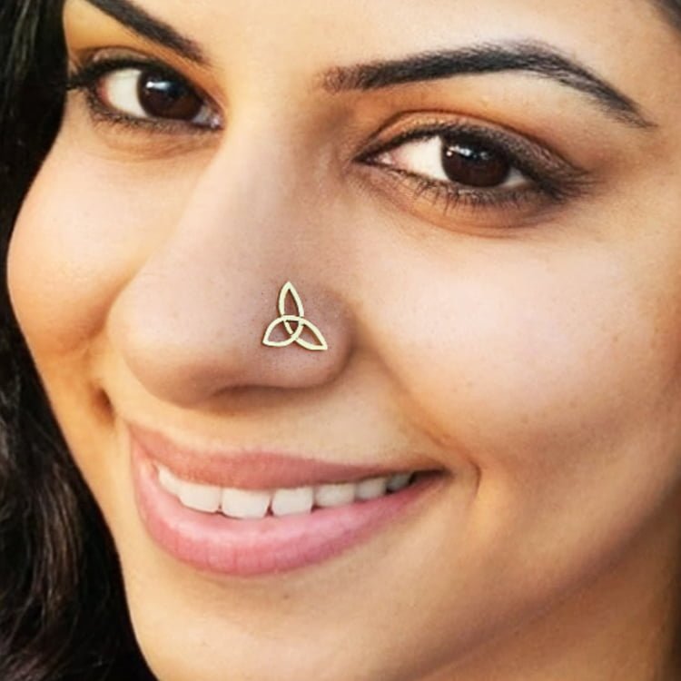 little nose pin gold
