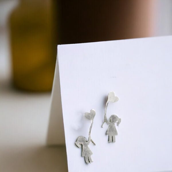 small silver earrings