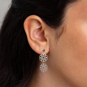 simple silver earrings