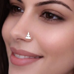 Gold Nosepin without piercing