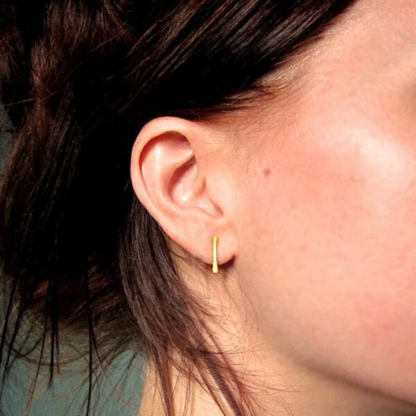 Brass handmade earring design