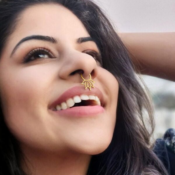 Golden Septum ring