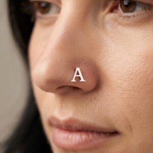 Silver Nose Pin with No Piercing