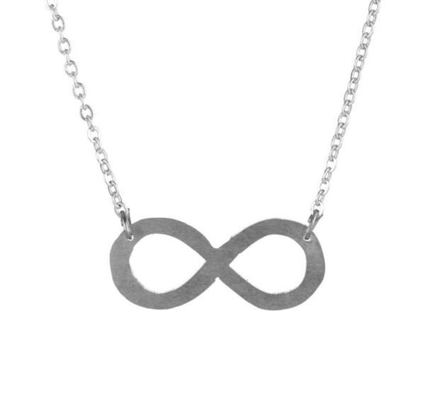 Silver infinity pendant