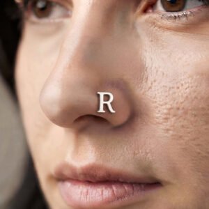 Silver nose jewellery