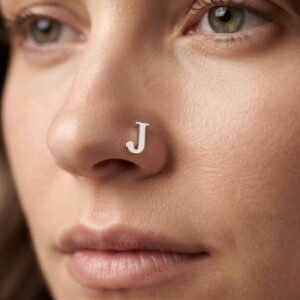 Sterling Silver nose ring stud