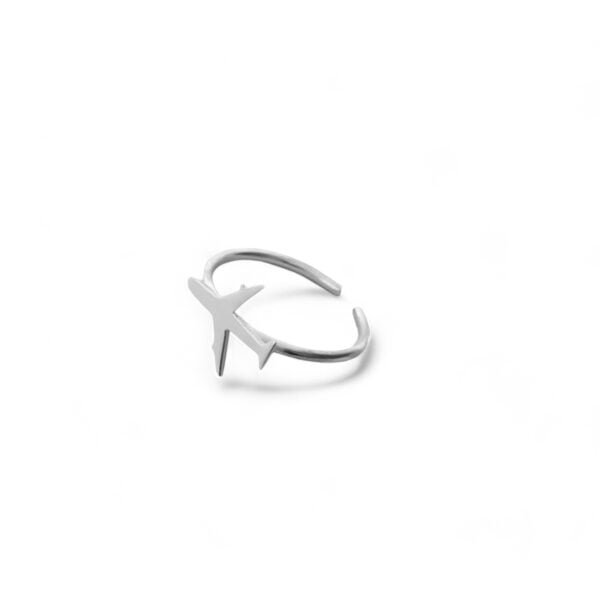 a silver ring