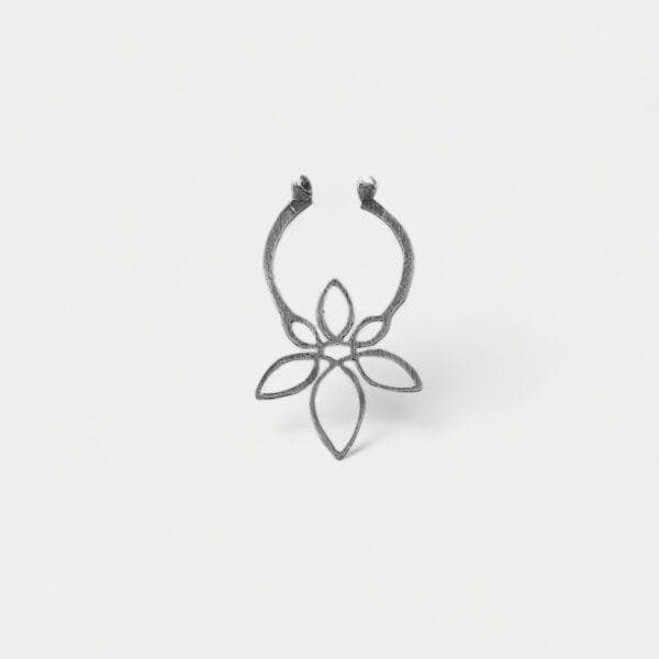 fake septum nose ring gold