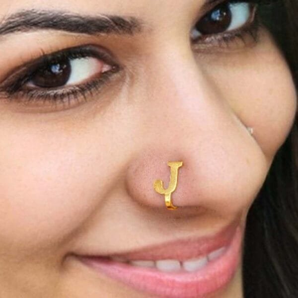 gold nose ring stud