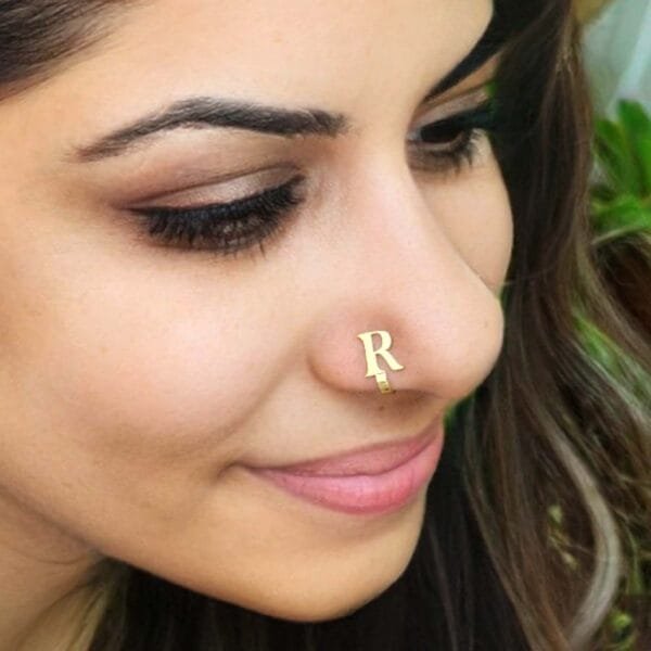 Silver nose jewellery