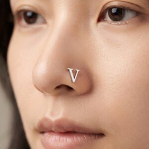 nose ring small Silver
