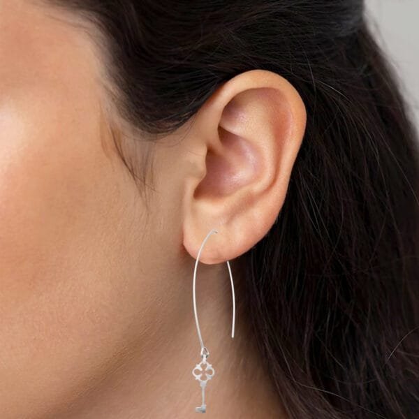 gold dangle earrings