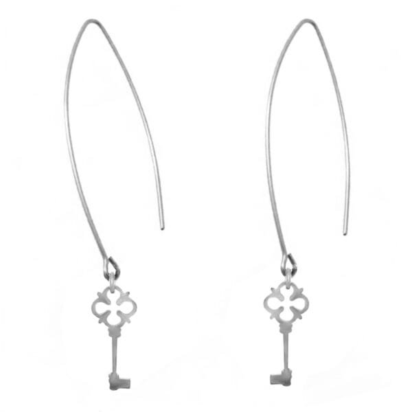 gold dangle earrings