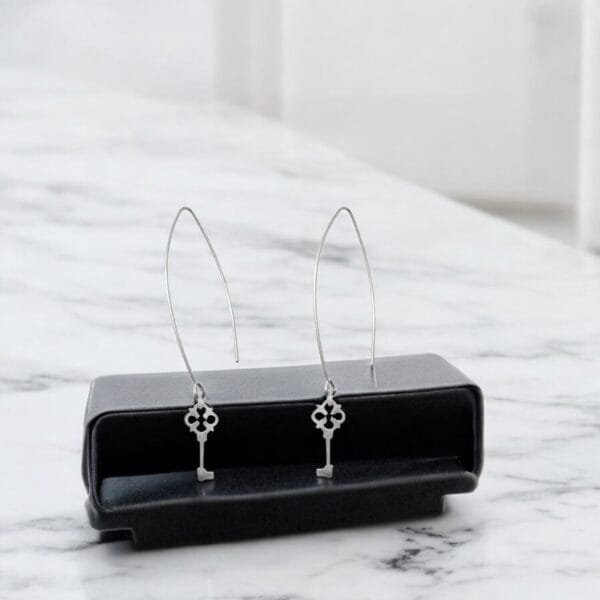 gold dangle earrings
