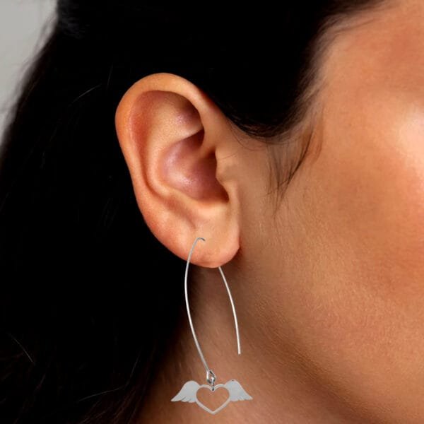 heart earrings Golden