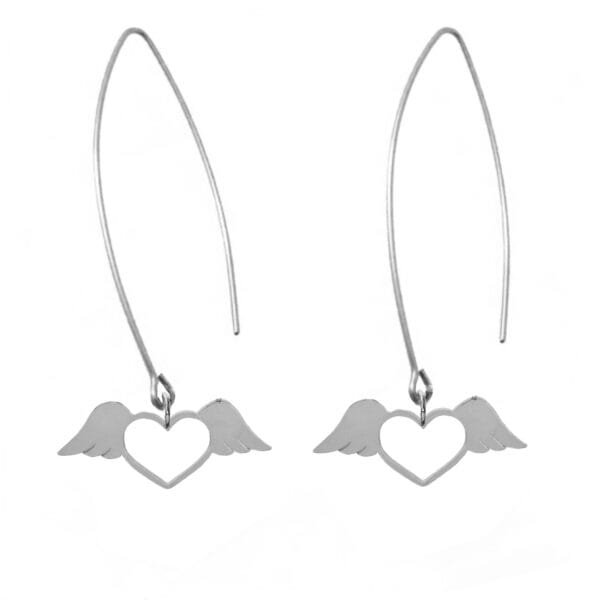 heart earrings Golden
