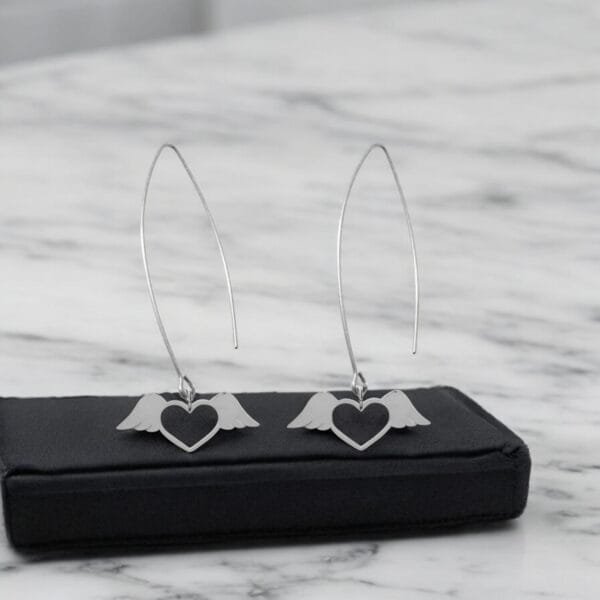 heart earrings Golden