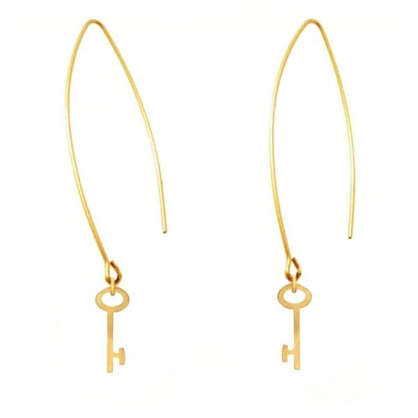 Silver cute earrings