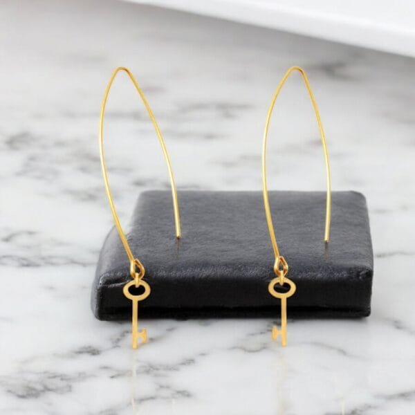 Silver cute earrings