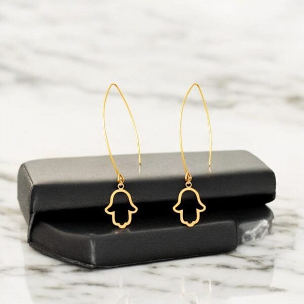 silver dangle earrings